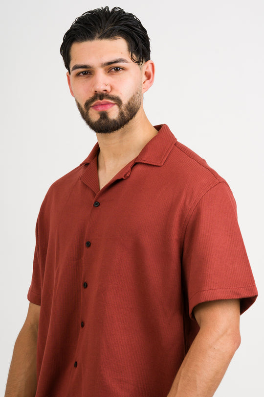 Camisa Text NW Terracota