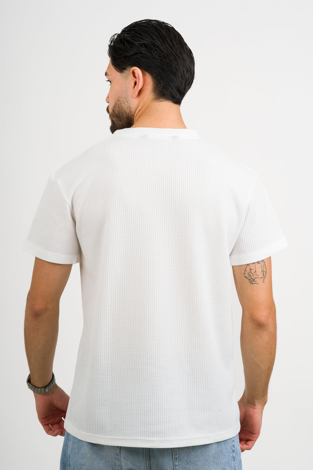 T-Shirt Text Q Blanca - Voszmen