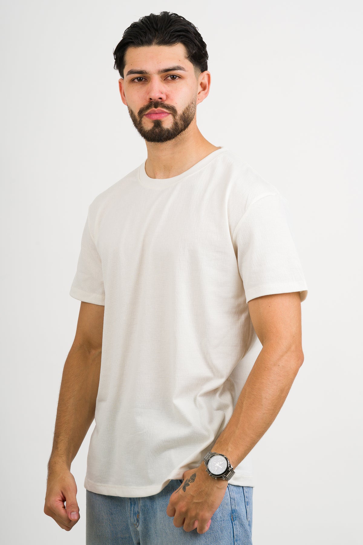 T-Shirt Text Fl Blanca - Voszmen