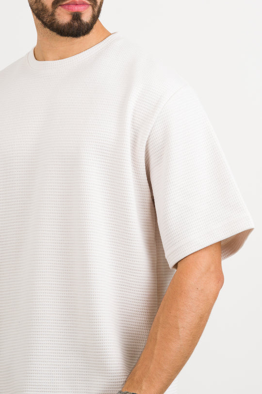 T-Shirt Over Text BA blanco H