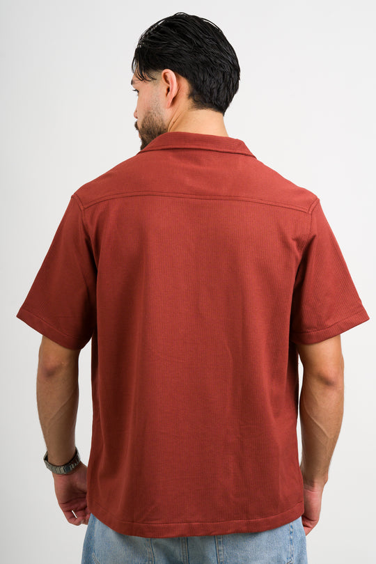 Camisa Text NW Terracota