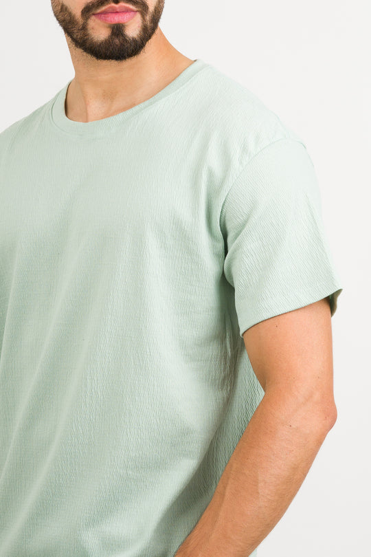 T-Shirt Text Fl Menta - Voszmen