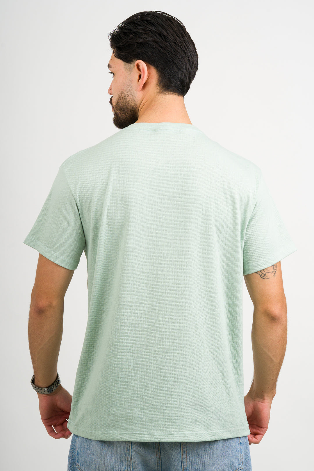 T-Shirt Text Fl Menta - Voszmen