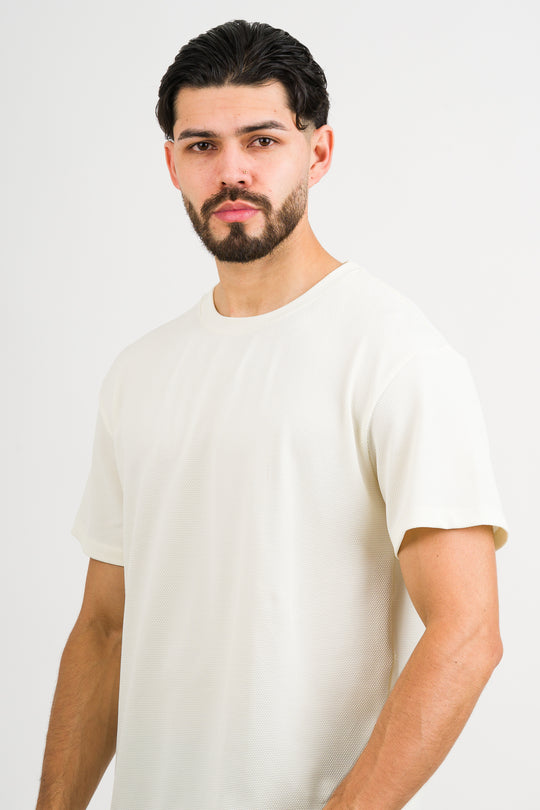 T-Shirt Text LM Blanco H