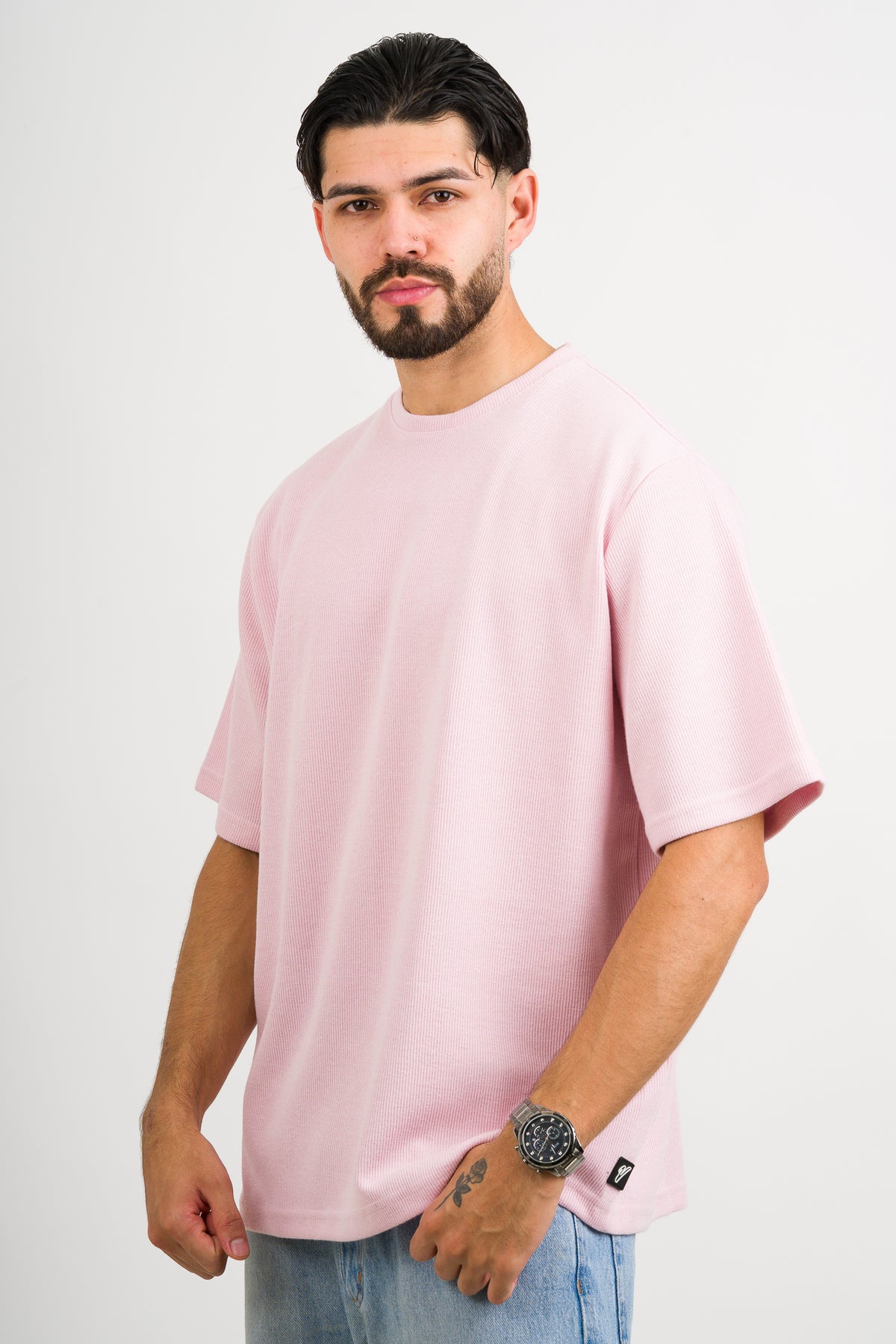 T-Shirt Over Text W Rosado - Voszmen