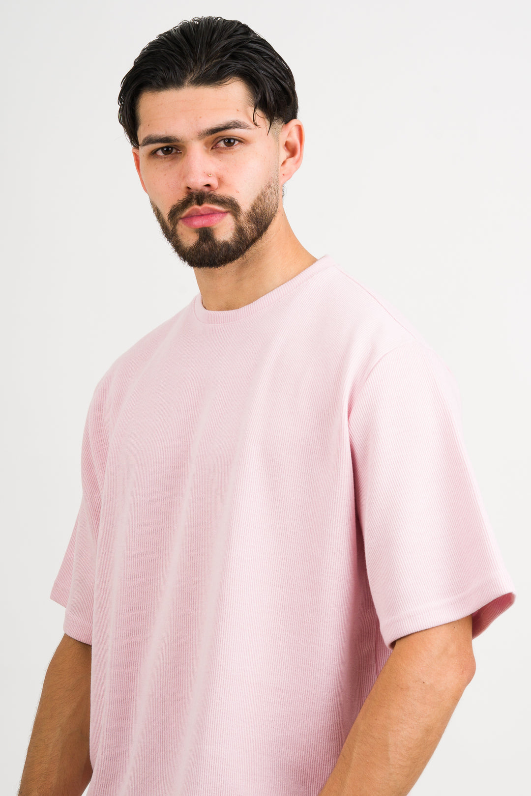 T-Shirt Over Text W Rosado