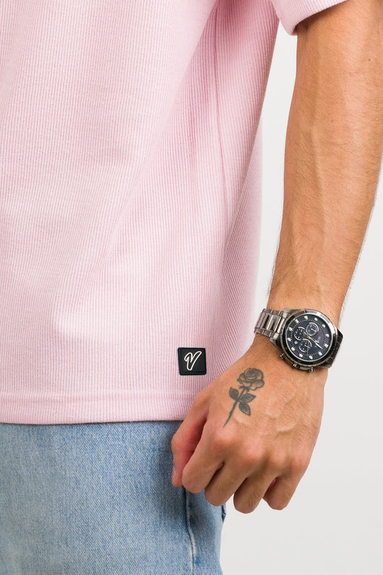 T-Shirt Over Text W Rosado