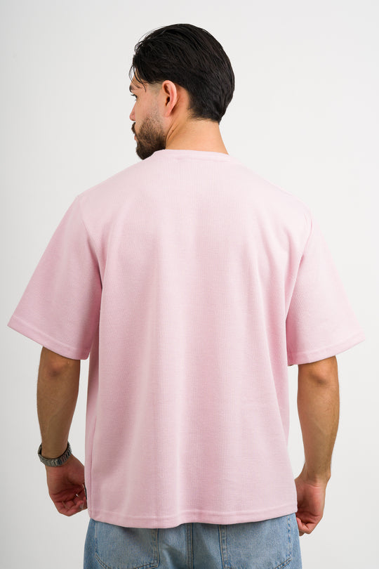 T-Shirt Over Text W Rosado