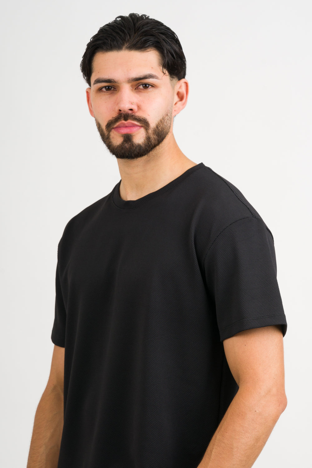 T-Shirt Text LM Negra