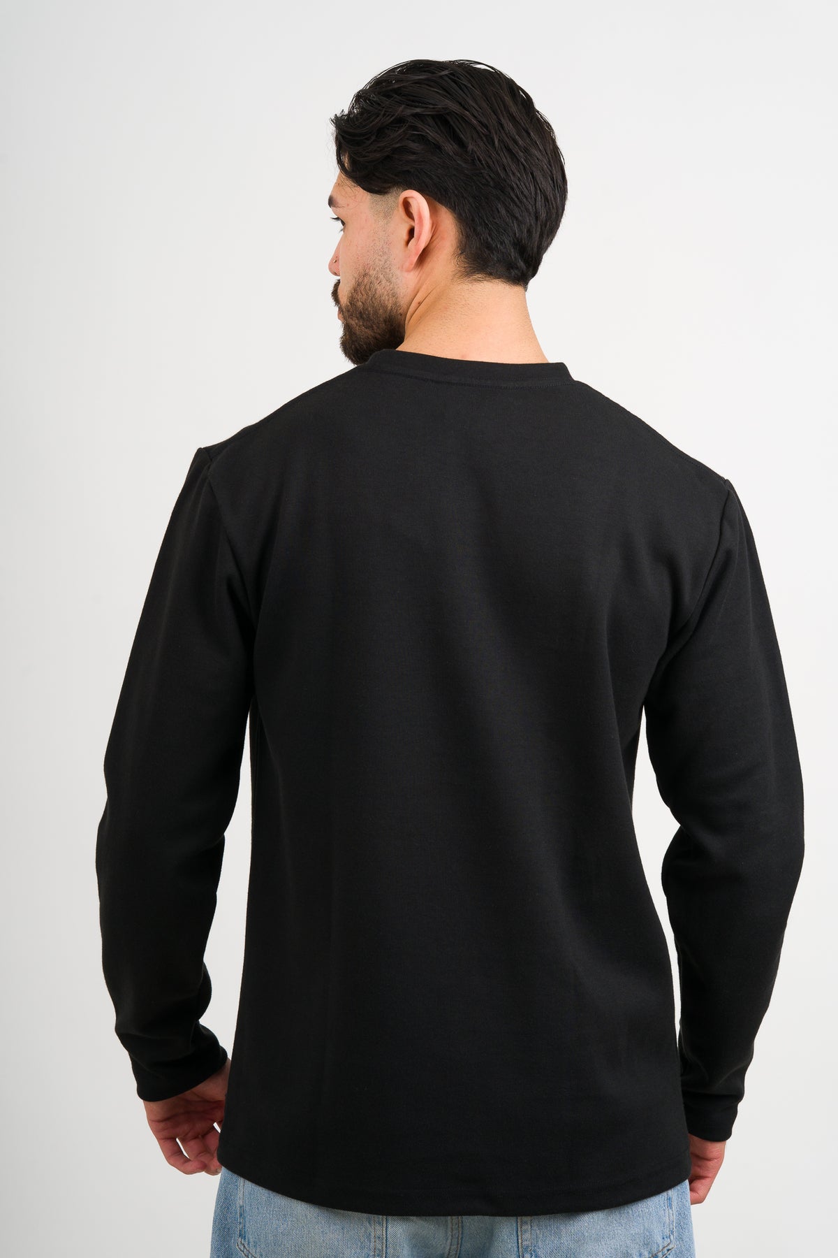Camiseta ML Text LR Negro - Voszmen