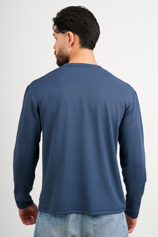 Camiseta ML Text LM Azul Petro