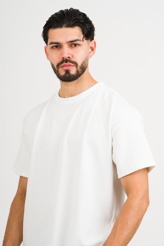 T-Shirt Text Kr Blanco Hueso