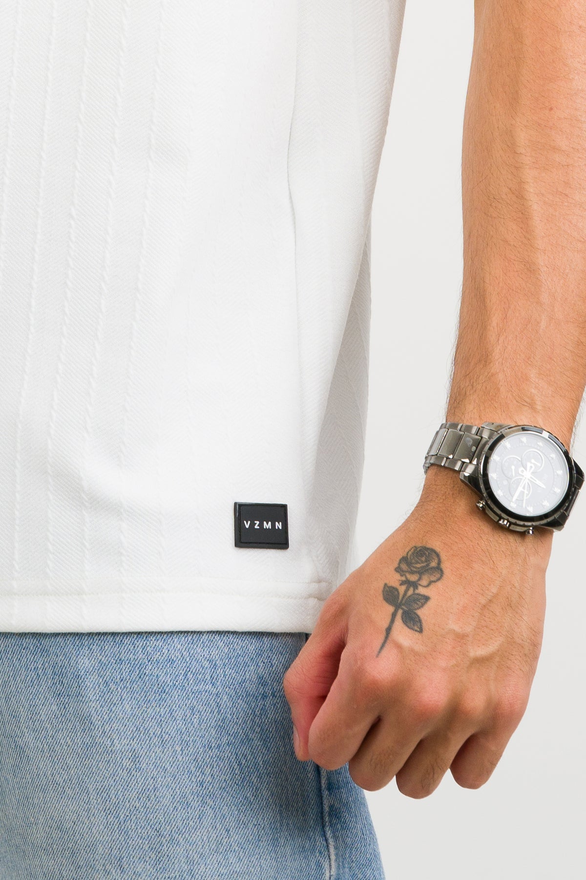 T-Shirt Text Kr Blanco Hueso - Voszmen