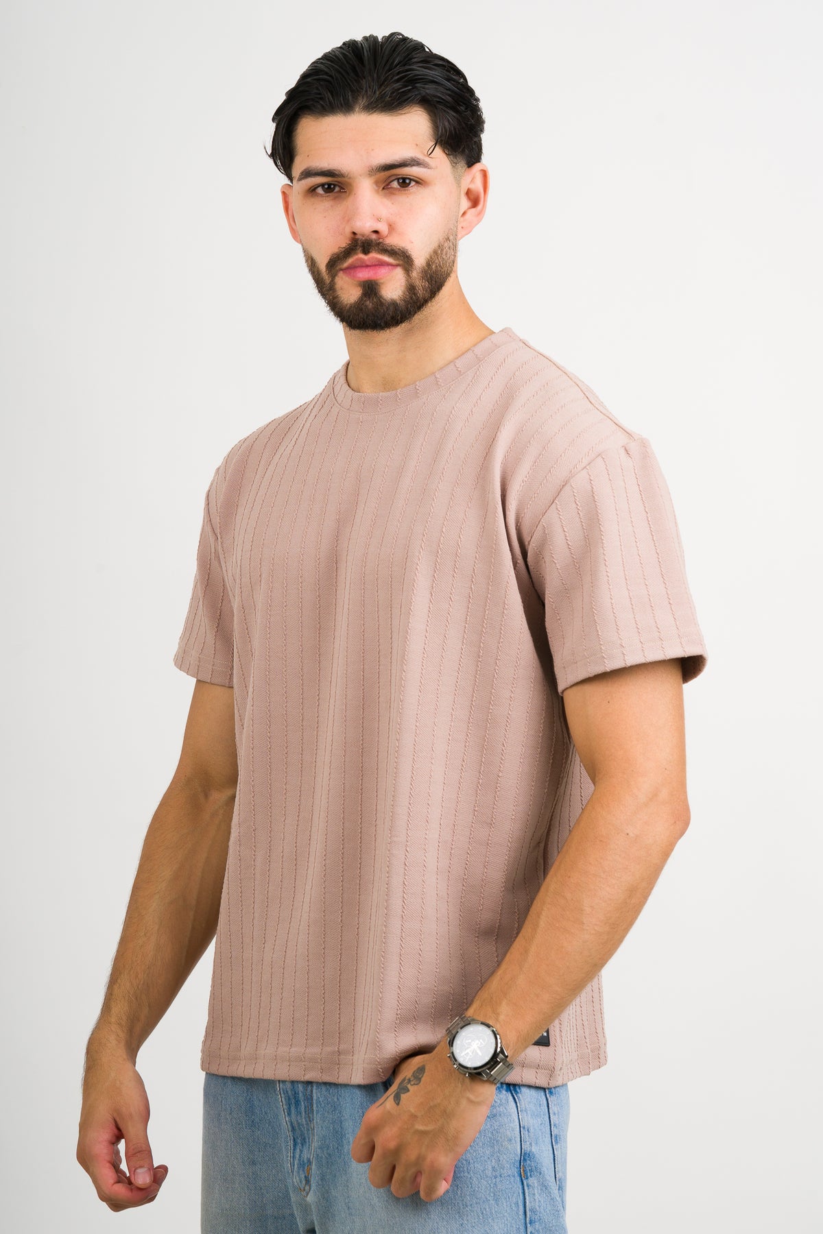 T-Shirt Text Kr Café Claro - Voszmen