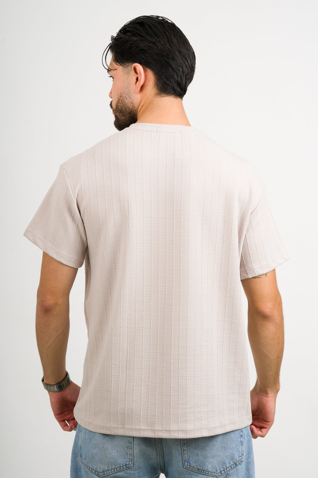 T-Shirt Text Kr Beige - Voszmen