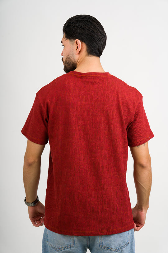 T-Shirt Text CZ Terracota