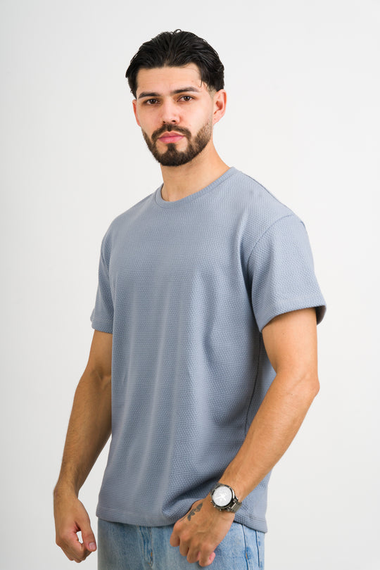 T-Shirt Text Ch Gris