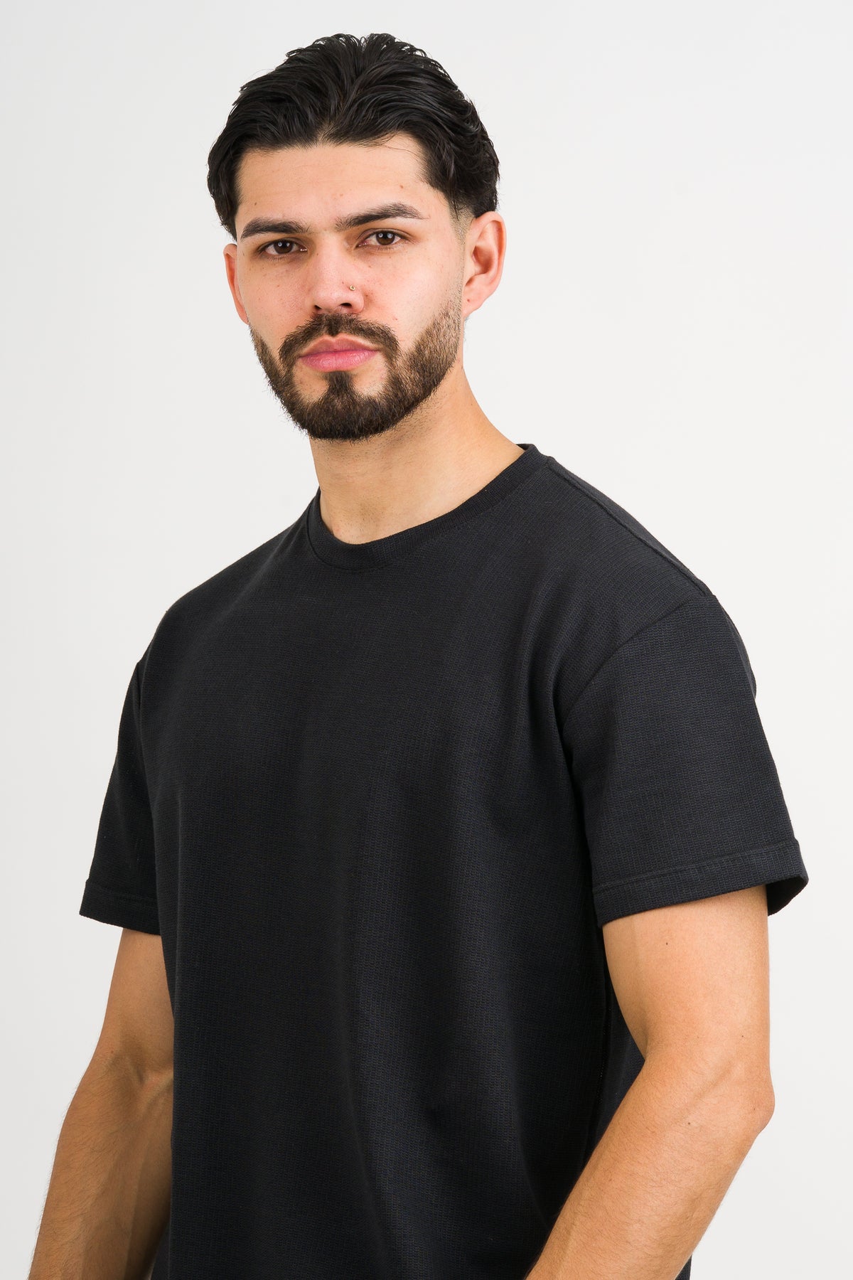 T-Shirt Text NW Negro - Voszmen