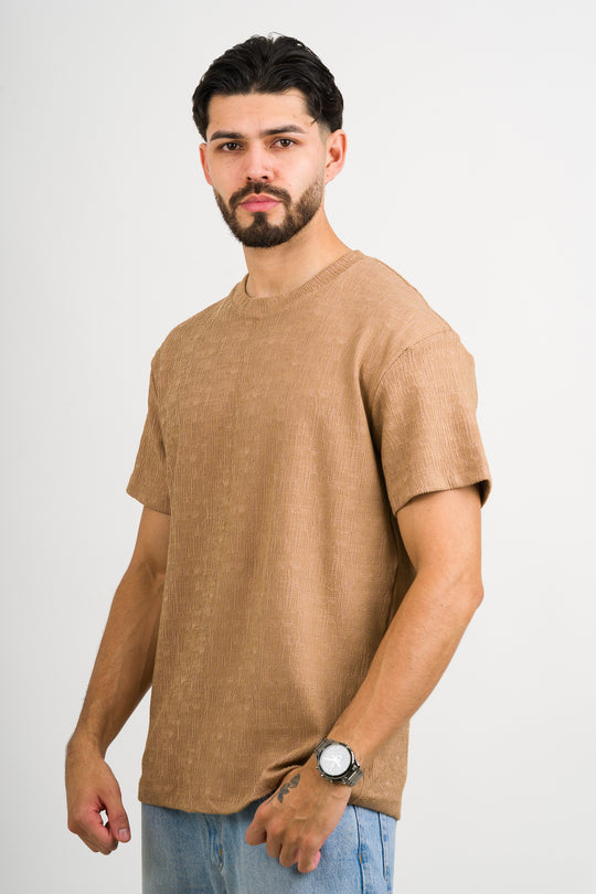 T-Shirt Text CZ Café Claro