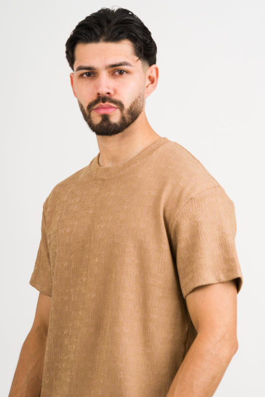 T-Shirt Text CZ Café Claro