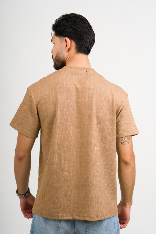 T-Shirt Text CZ Café Claro