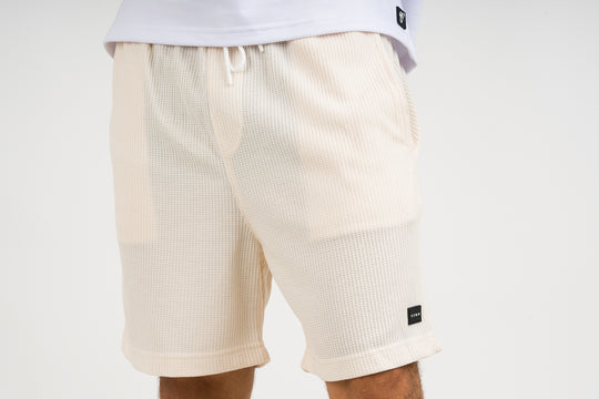 Pantaloneta Text Q Crema