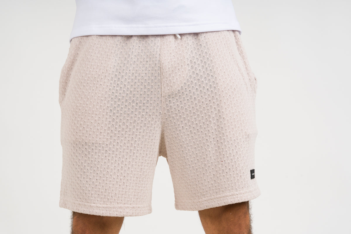 Pantaloneta Over Tejida Mc Beige - Voszmen