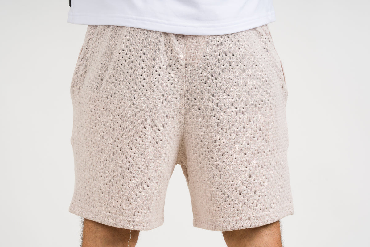 Pantaloneta Over Tejida Mc Beige - Voszmen