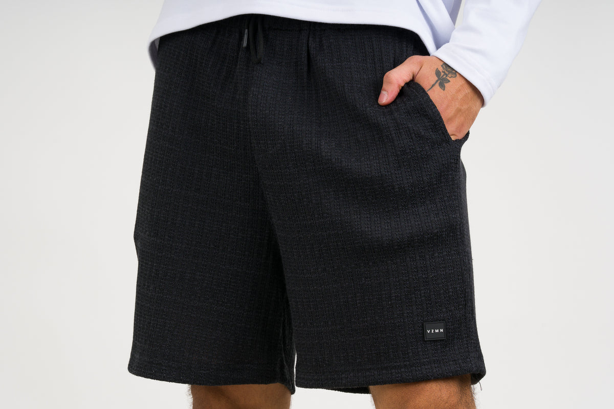 Pantaloneta Over Tejida Md Negro - Voszmen