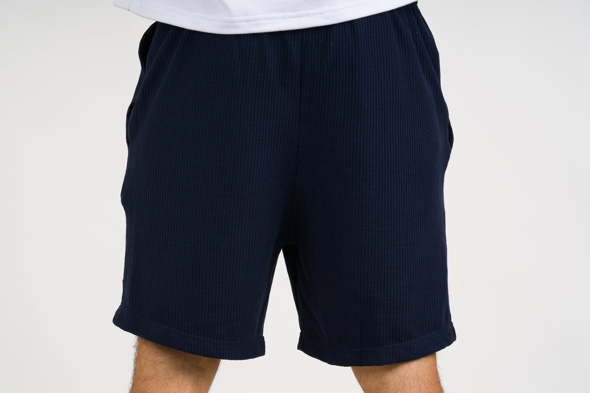 Pantaloneta Text Q Azul Navy - Voszmen