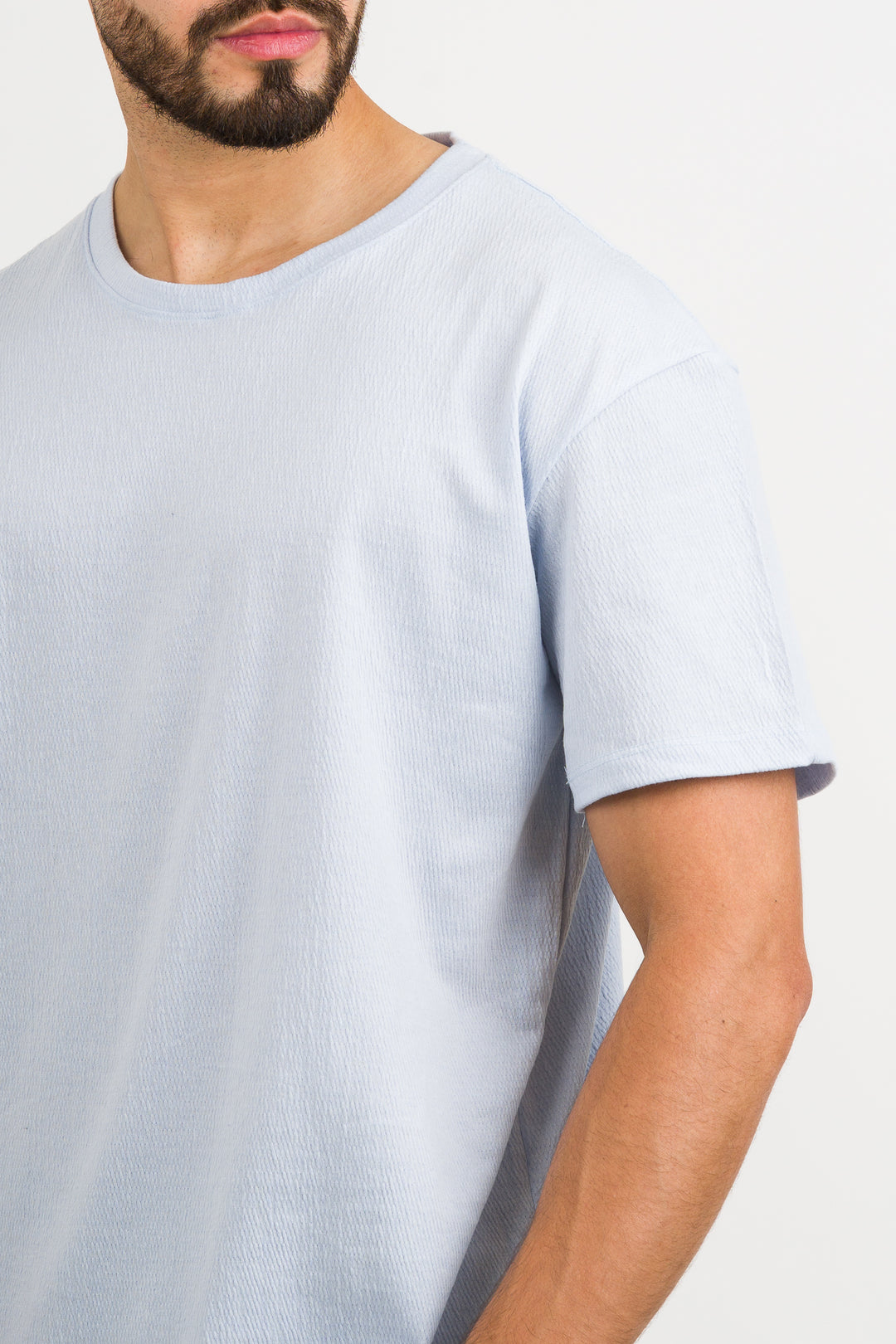 T-Shirt Text Fl Celeste - Voszmen