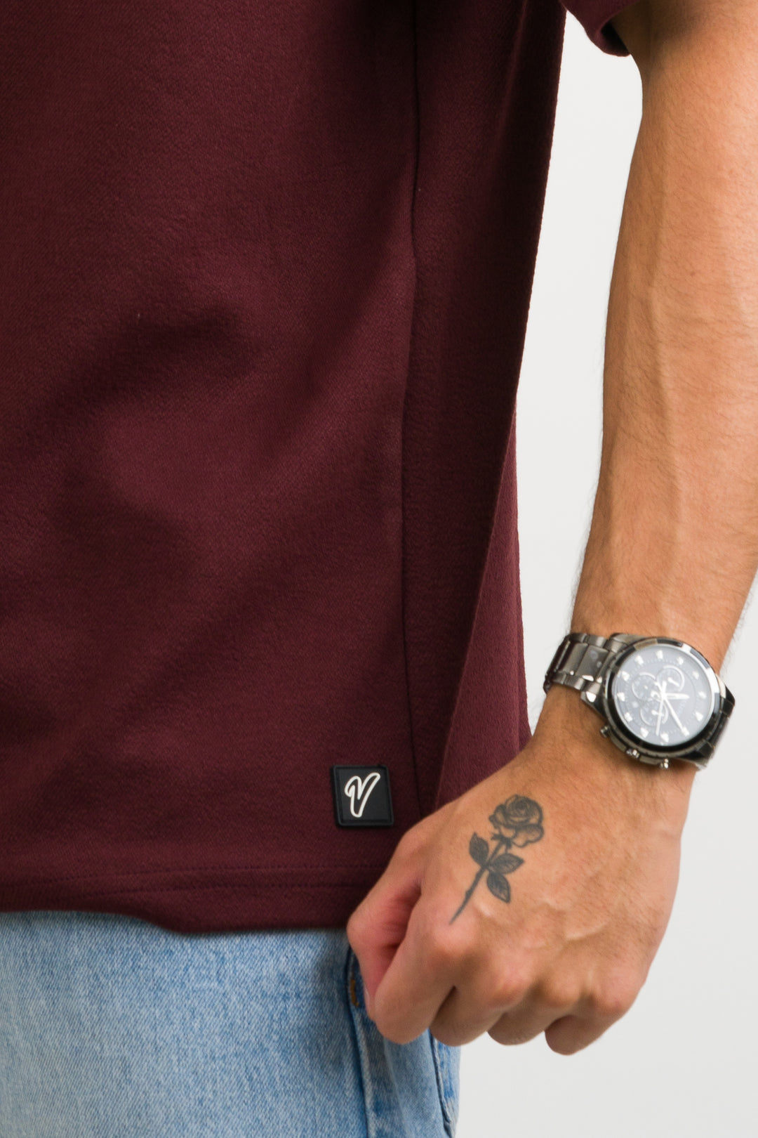 T-Shirt Over Text By Vino