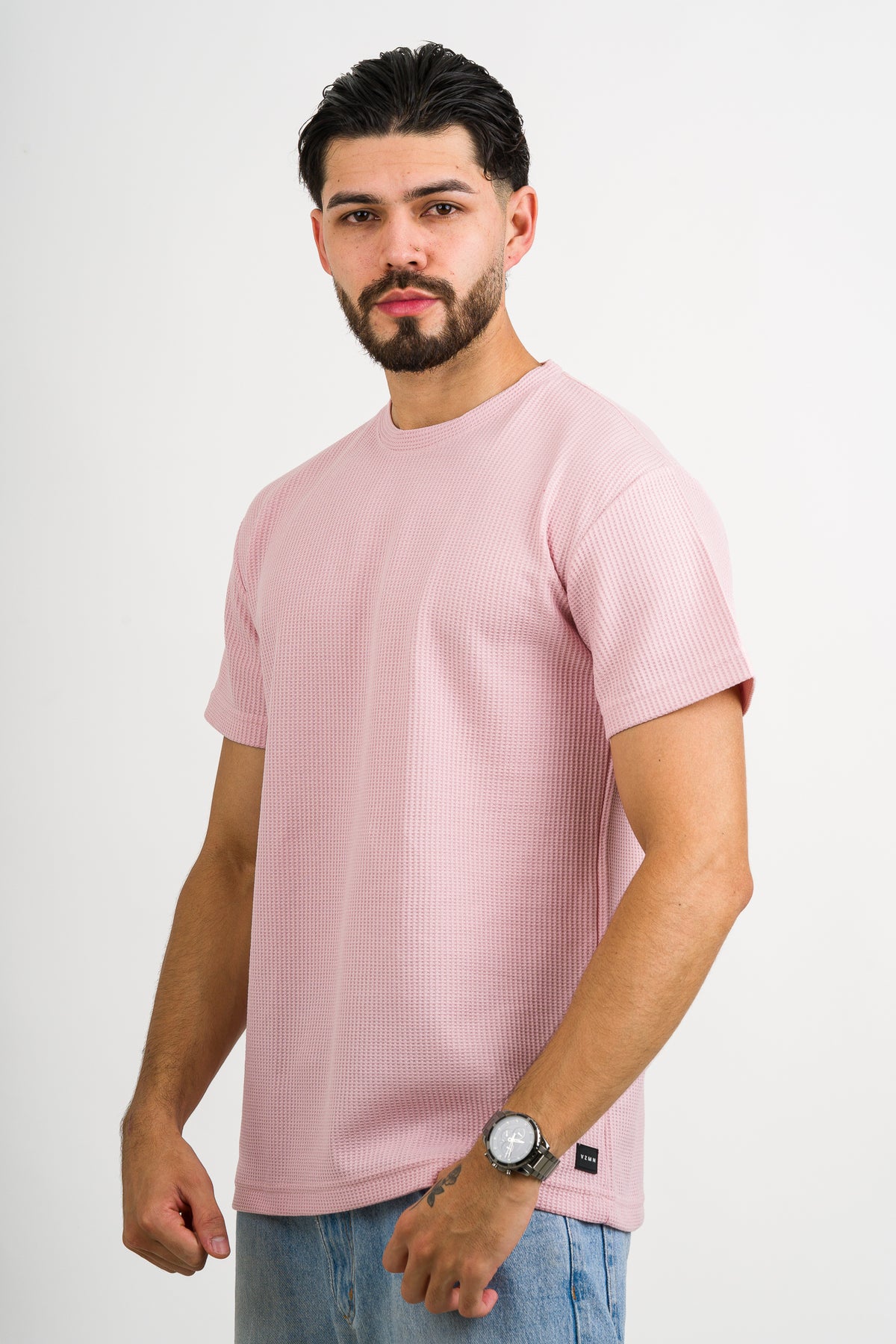 T-Shirt Text Q Palo Rosa - Voszmen