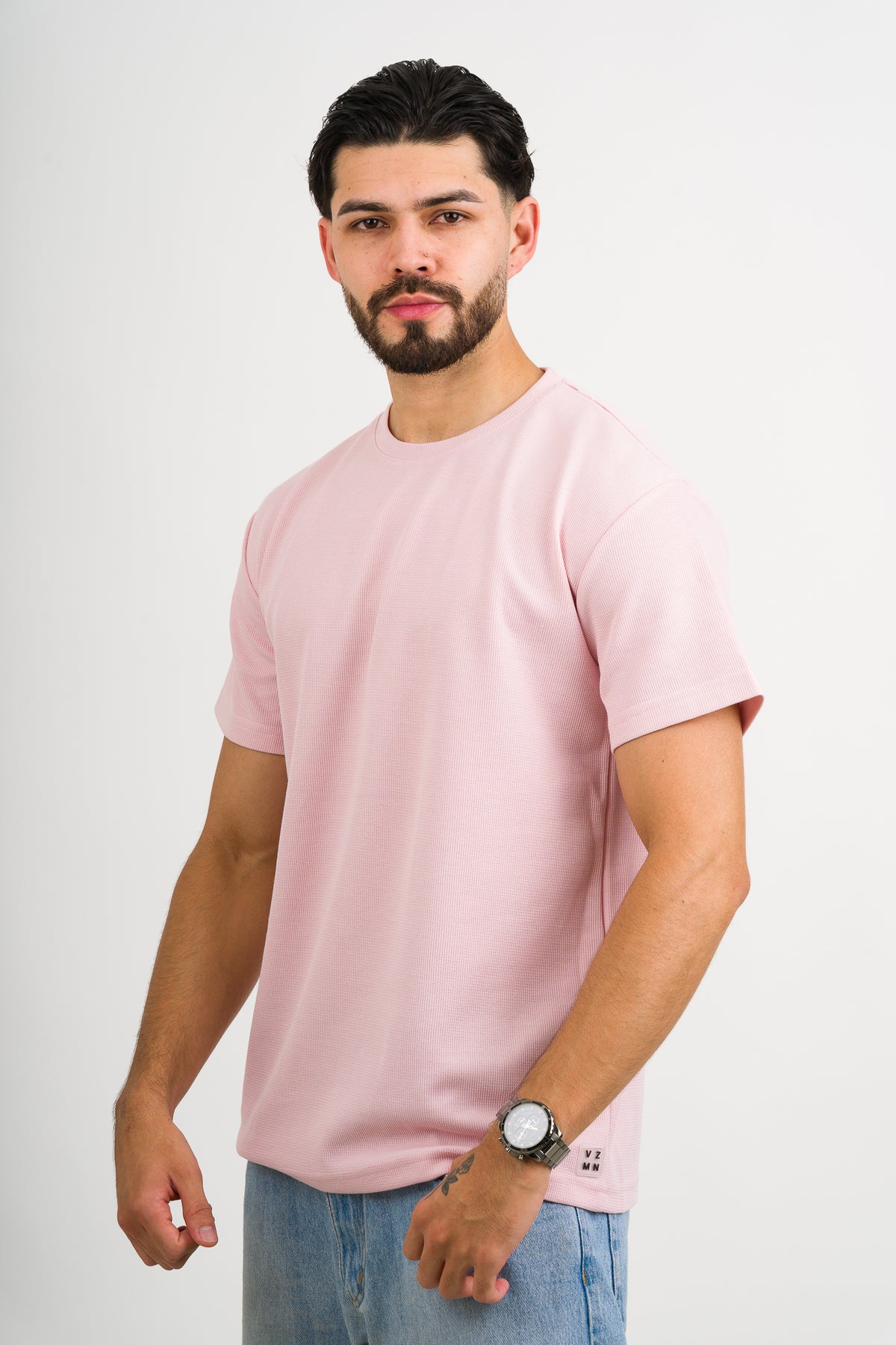 T-Shirt Text F Rosado - Voszmen