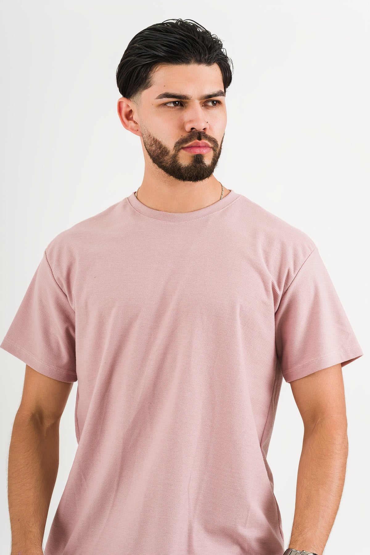 T-Shirt Text C Palo Rosa. - Voszmen