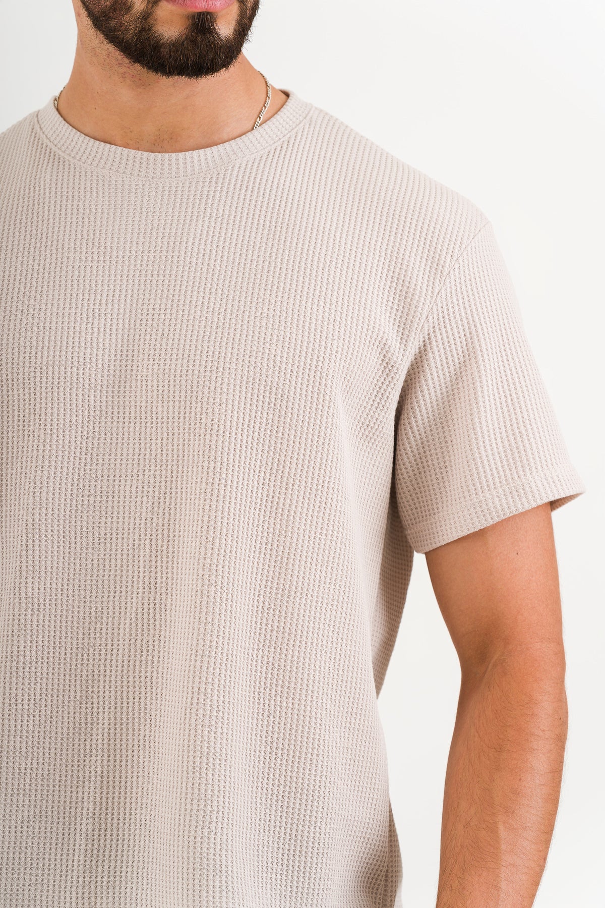 T-Shirt Text Q Beige - Voszmen