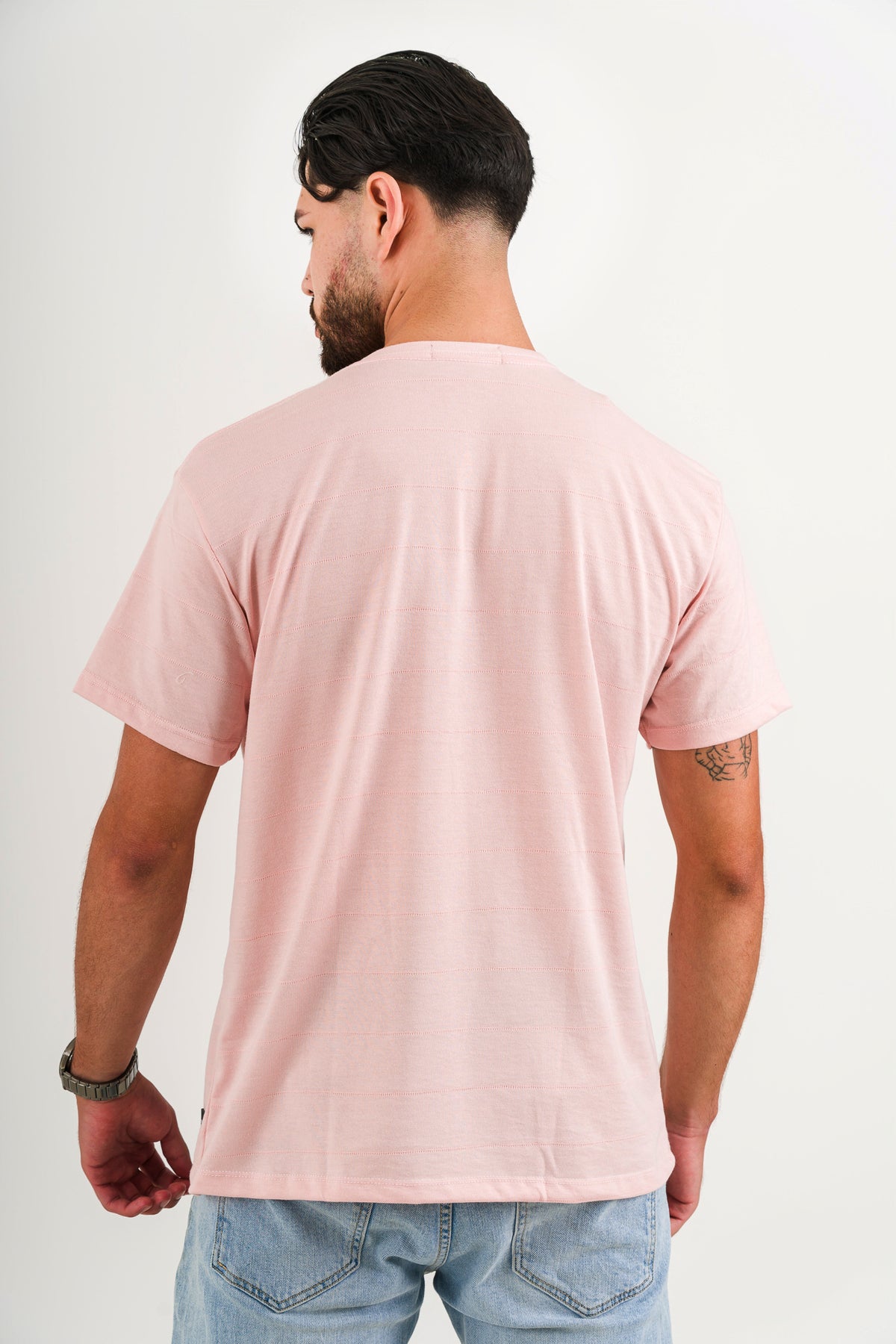 T-Shirt Text LV papaya - Voszmen