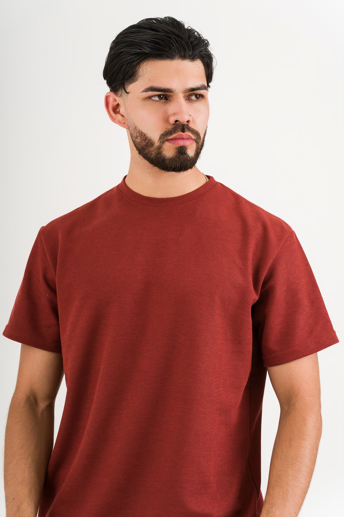 T-Shirt Text F Terracota - Voszmen