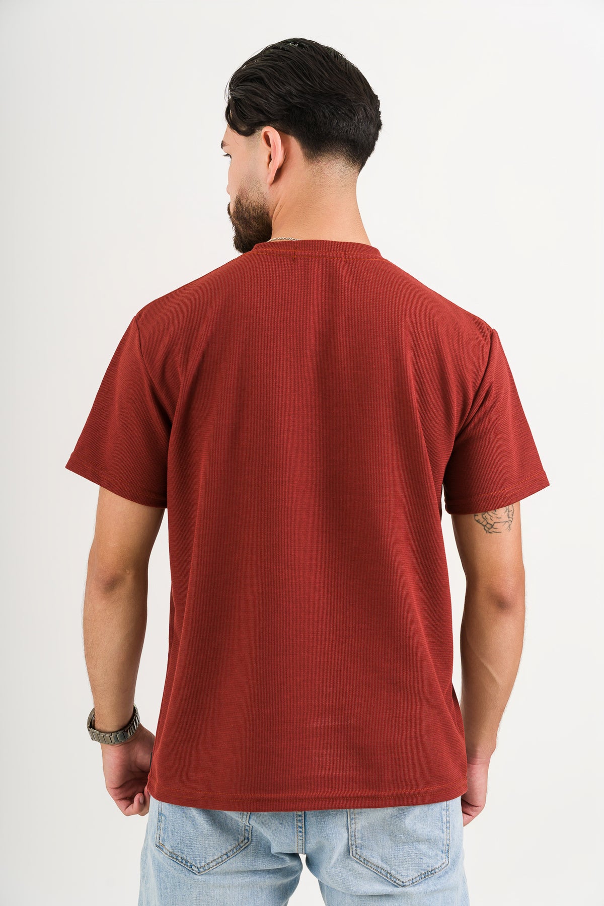 T-Shirt Text F Terracota - Voszmen