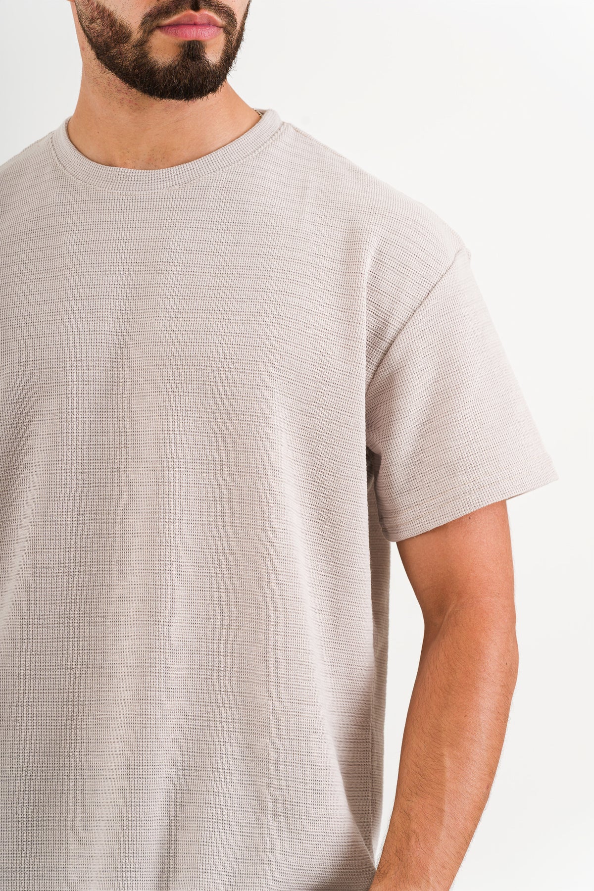 T-Shirt Text N Beige Claro - Voszmen
