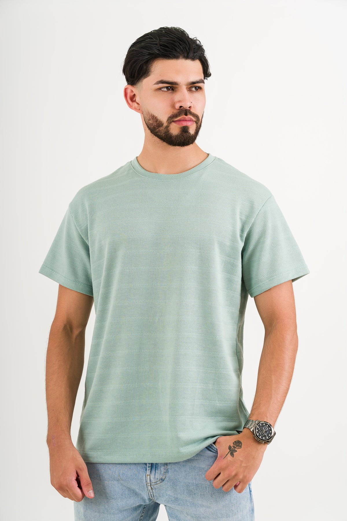 T-Shirt Text H Menta - Voszmen
