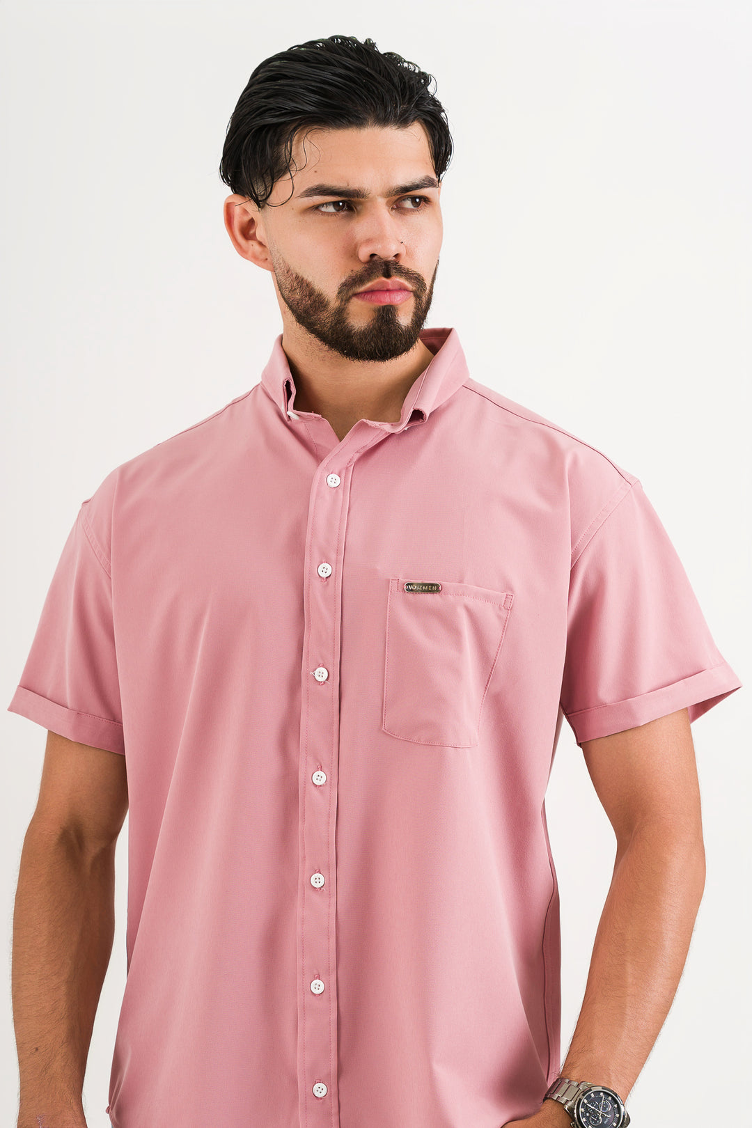 Camisa Button Triple Rose