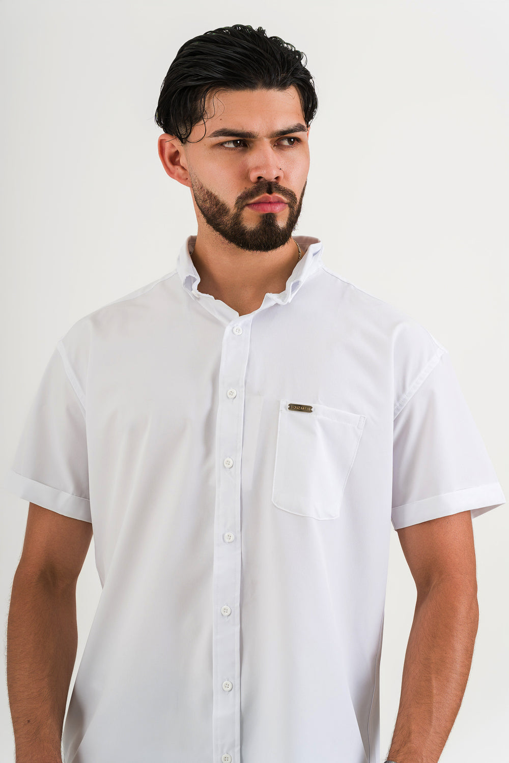 Camisa Button Triple White