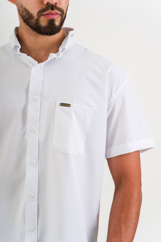 Camisa Button Triple White