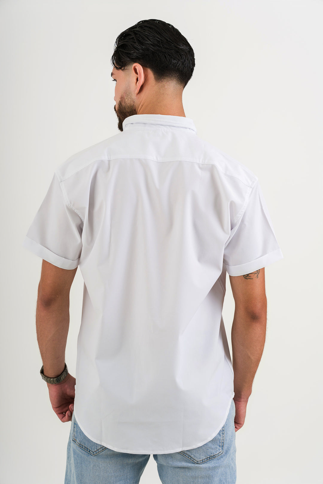 Camisa Button Triple White