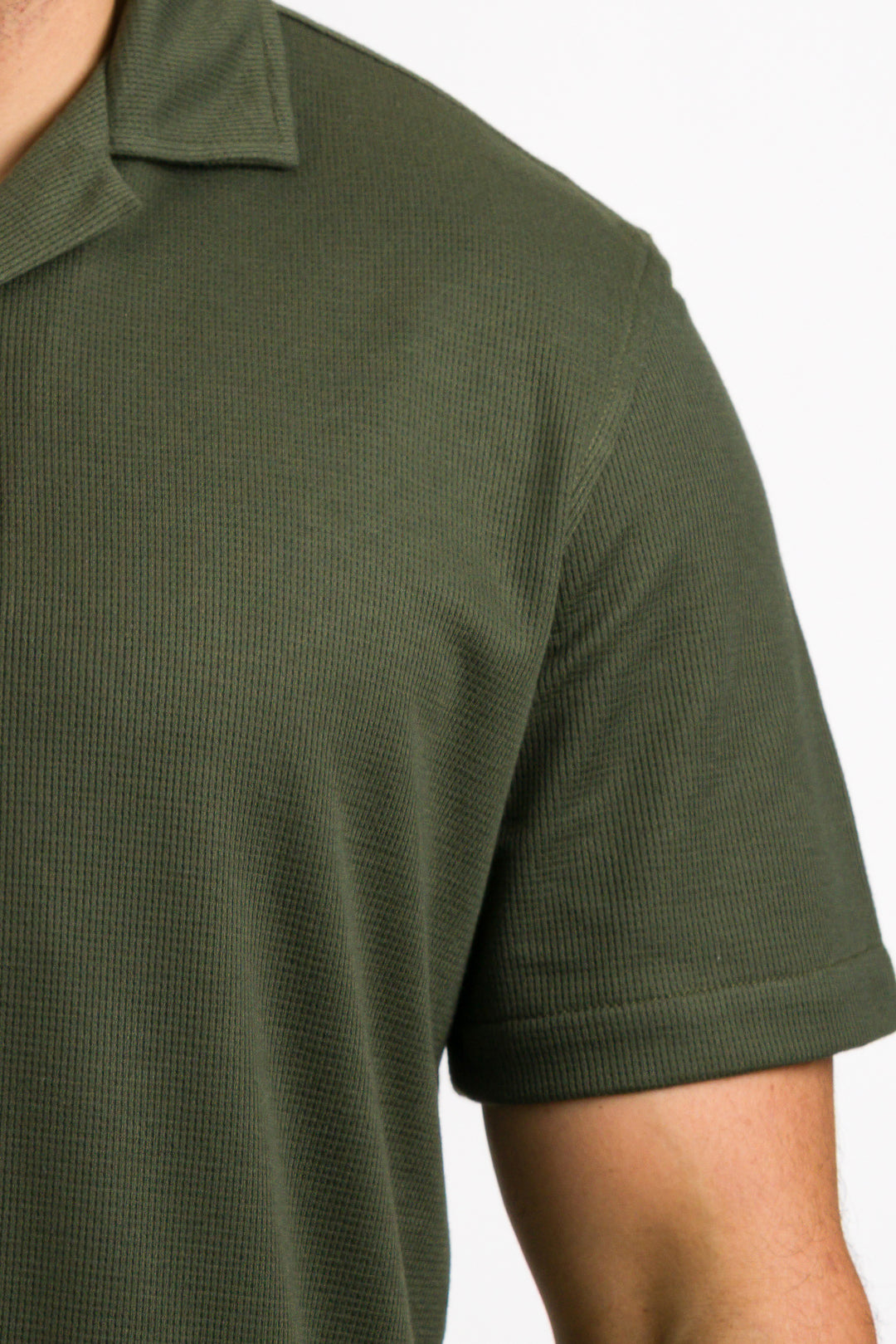Camisa Text M Verde Musgo