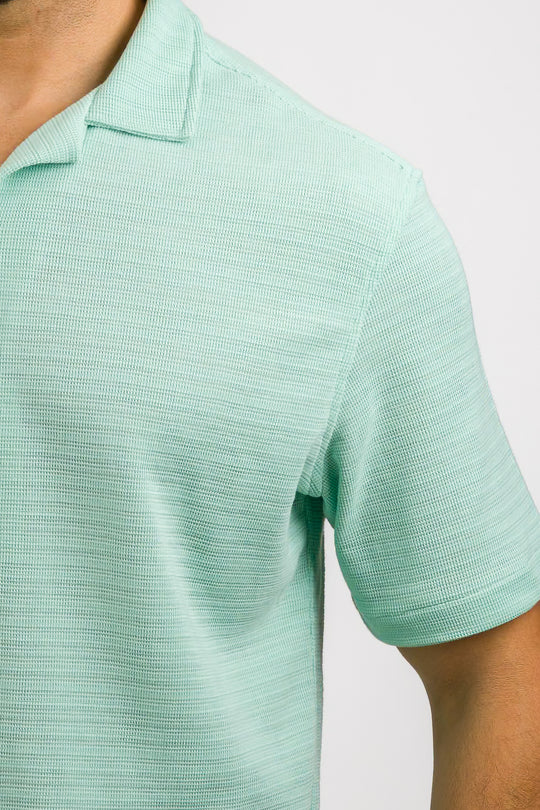 Camisa Text N Menta