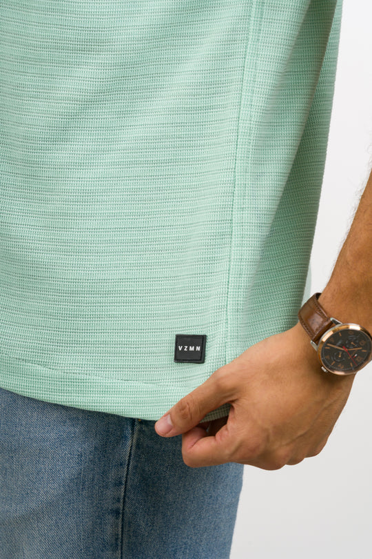 Camisa Text N Menta