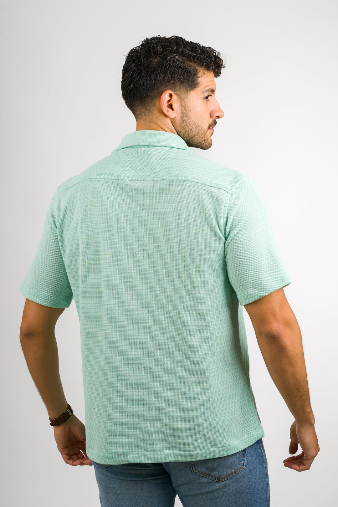 Camisa Text N Menta