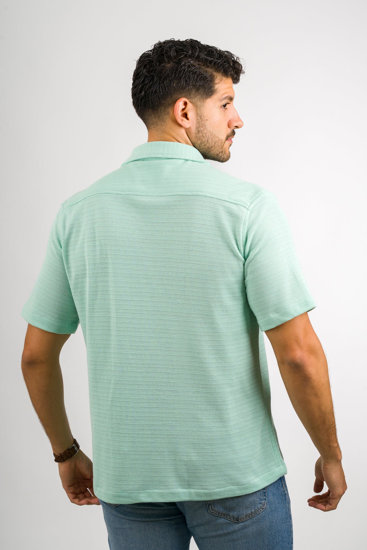 Camisa Text N Menta - Voszmen